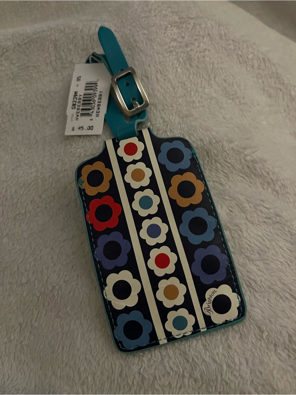 Brighton Newberry luggage tag VERY HARD TO FIND